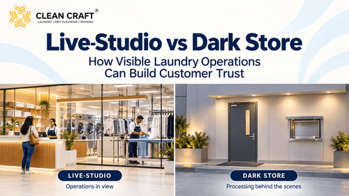 Live-Studio vs Dark Store: How Visible Laundry Operations Can Build Customer Trust